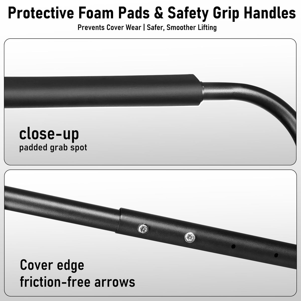 Uniflasy cover lift side hooks hold towels and accessories.