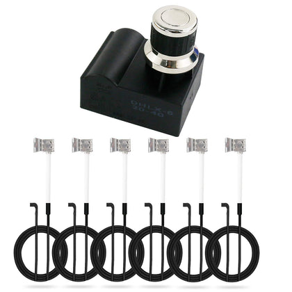 Uniflasy DHL-128-6Q grill igniter front view improves reliable ignition for Nexgrill models.