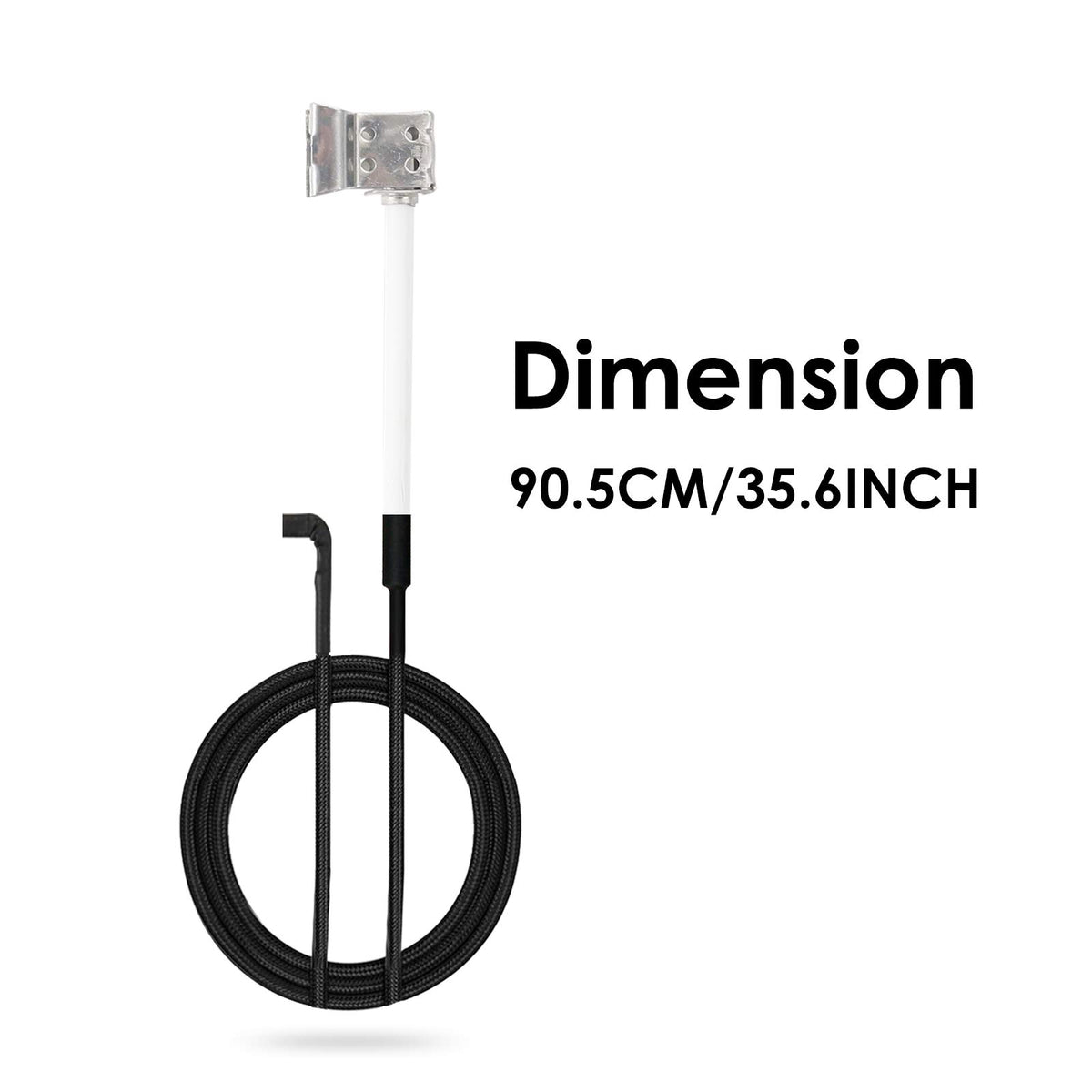 Uniflasy DHL-128-6Q push-button assembly enables quick ignition with a simple press.