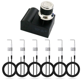 Uniflasy DHL-128-6Q igniter kit for grills with six outlets enables quick ignition