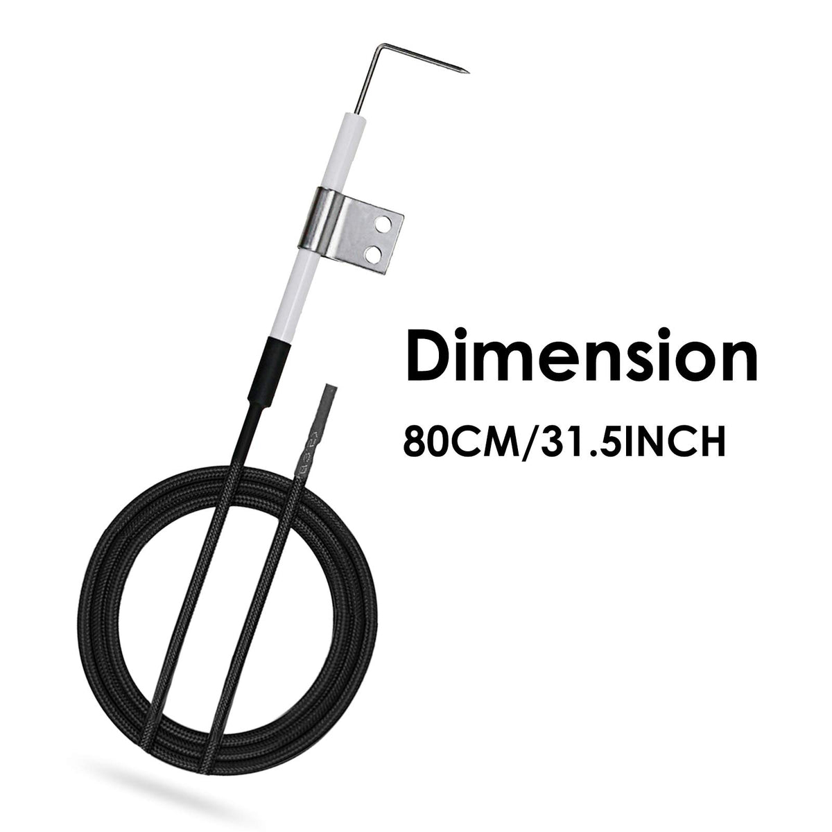 Uniflasy DHL-128-6Q ignition wire close-up with heat-resistant coating