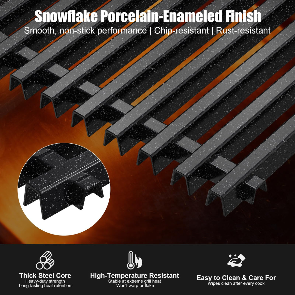 Uniflasy easy drop-in installation grates for quick upgrades