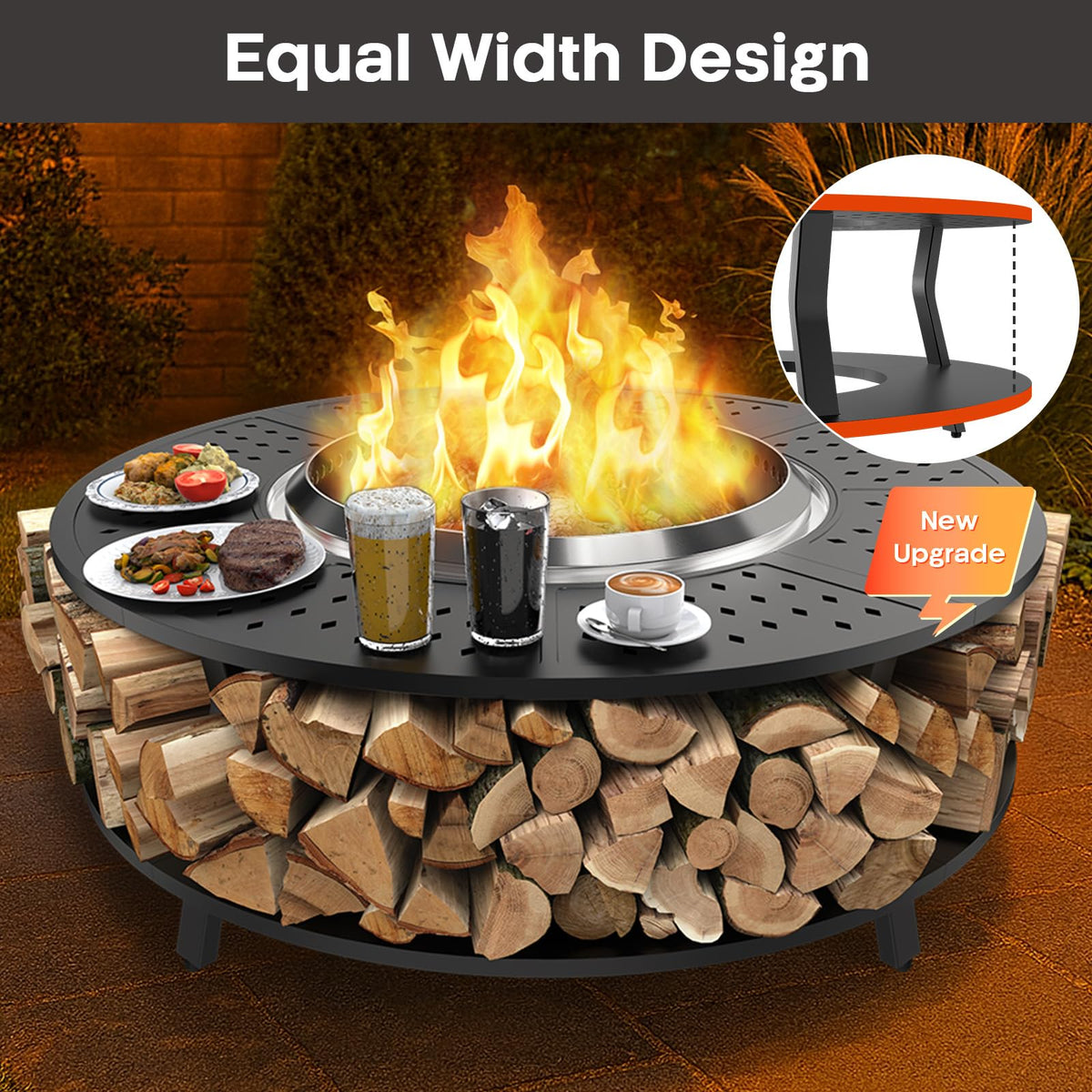 Uniflasy wood storage shelf provides extra 2.511 cu ft storage space