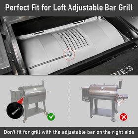 Uniflasy Flame Broiler Kit 32-inch range fits many Pit Boss series.
