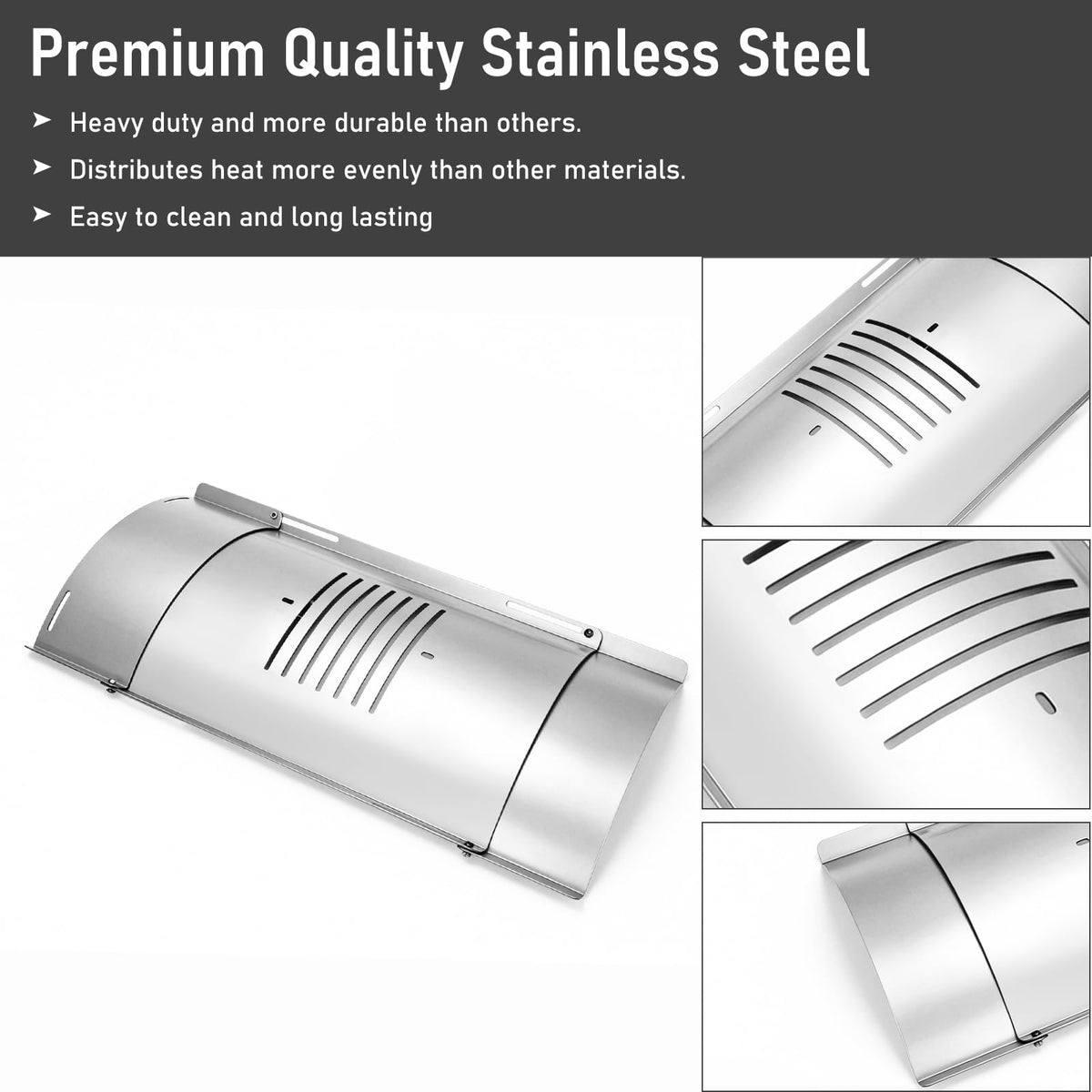 Uniflasy Flame Broiler Kit left-side mounting fits select Pit Boss grills.