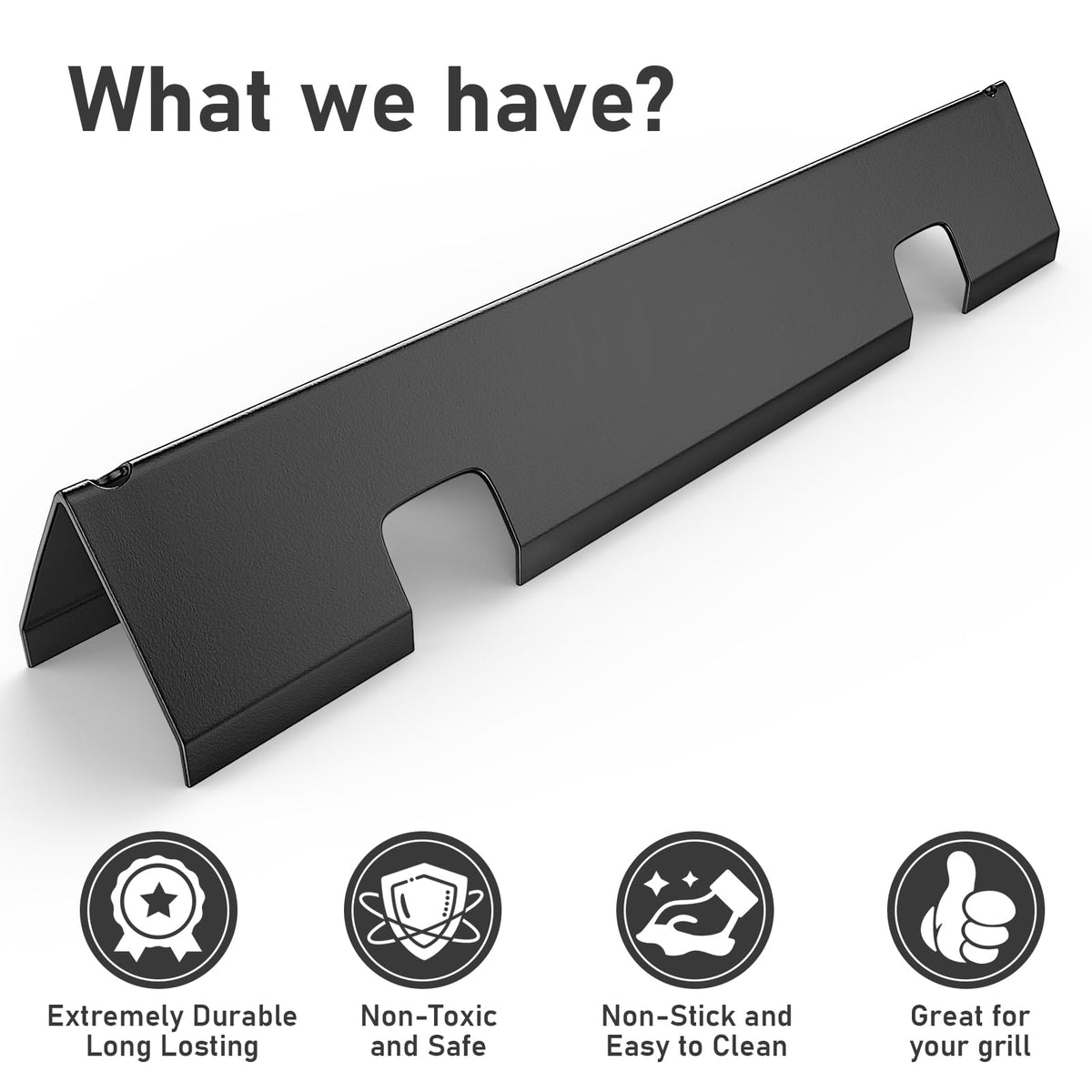 Uniflasy flavorizer bar for Weber Spirit II E-310, 15.3-inch, adds durability