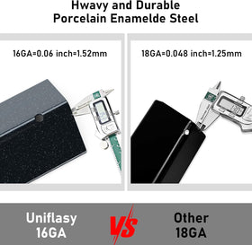 Uniflasy flavorizer bars close-up showing 15.3-inch length for Spirit compatibility