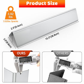 Uniflasy flavorizer bars for Weber Spirit I & II, maintain even heat and vaporize drippings.