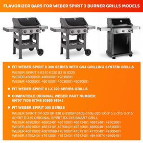 Uniflasy Front-Control Kit compatible with Weber Spirit models