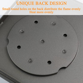 Uniflasy griddle dimensions 34 by 15.3 by 2.8 inches for sturdy setup
