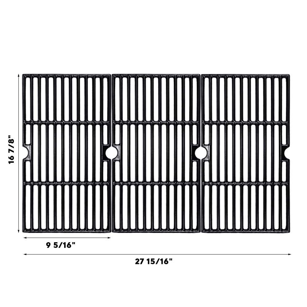 Uniflasy carryover tube assists even heat distribution across the grate.