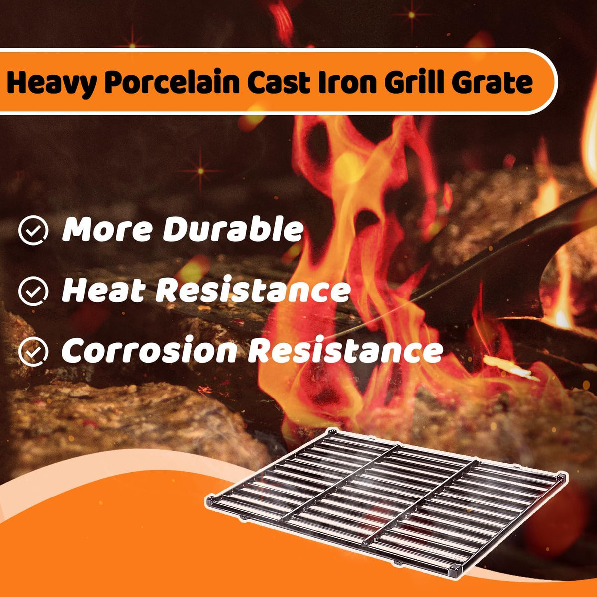 Uniflasy easy-to-clean design reduces buildup after grilling sessions.