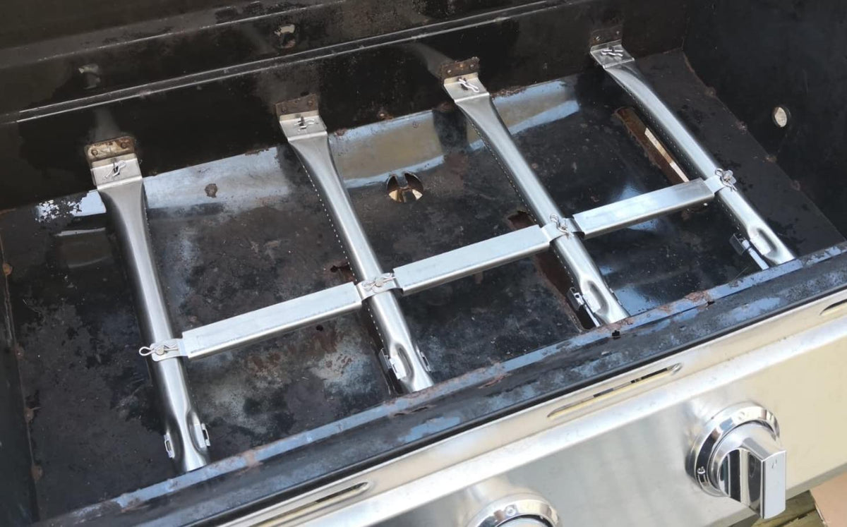 Uniflasy heat plate G432-0096-W1 protects burners and simplifies cleaning.