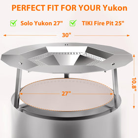 Uniflasy heat deflector curved heat coverage demonstrates extended warmth around seating.