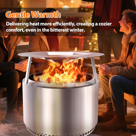 Uniflasy heat deflector shown with easy-grip handle for safe adjustments.
