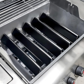 Uniflasy heat distribution improves consistency across the grill surface.