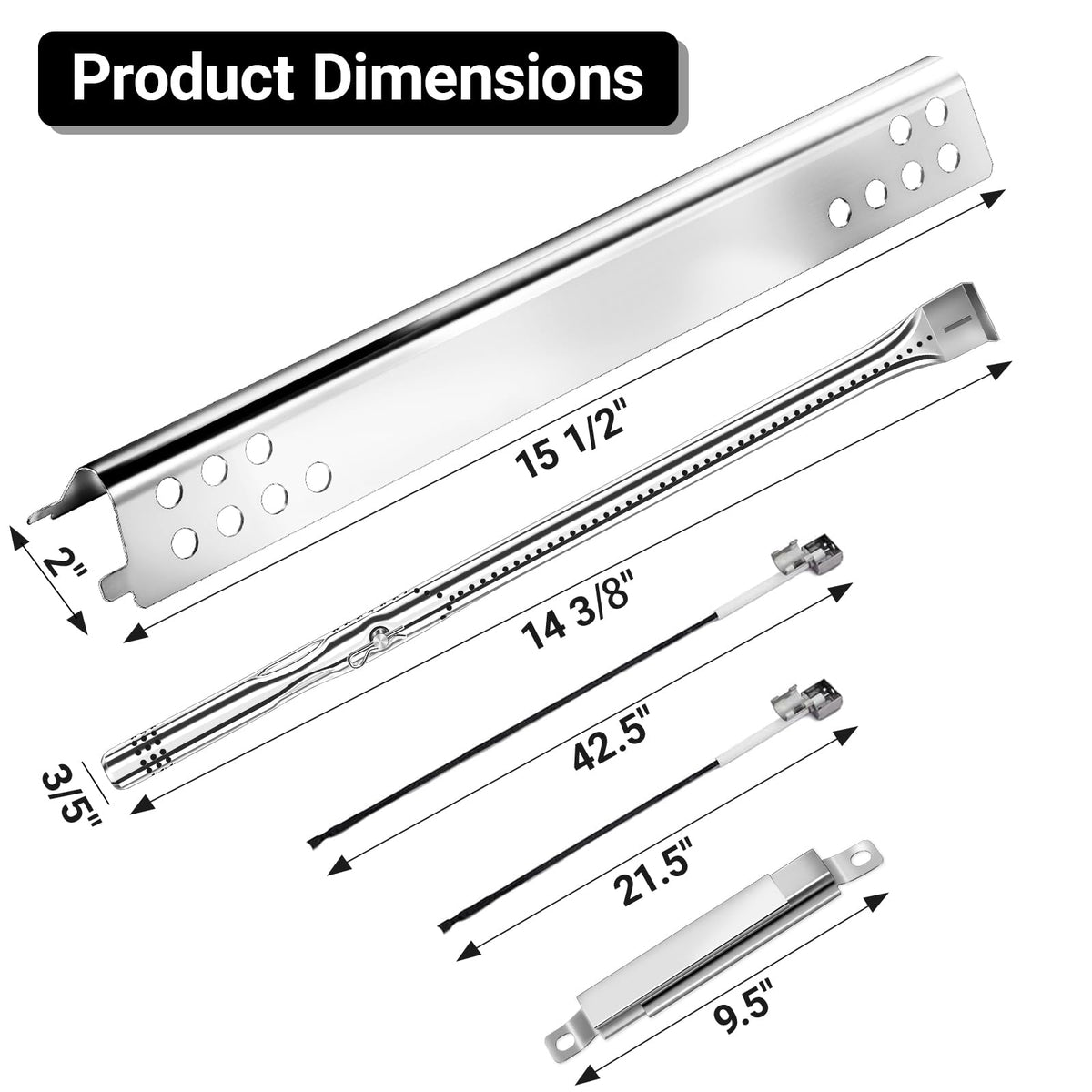 Uniflasy heat plate G361-0003-W1 in stainless steel, corrosion resistant and durable
