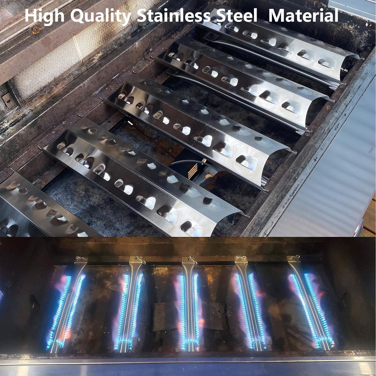 Uniflasy heat plate kit for Master Forge 3218LT, protects burners