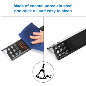 Uniflasy heat plates easy cleaning, quick wipe-down after cooking.