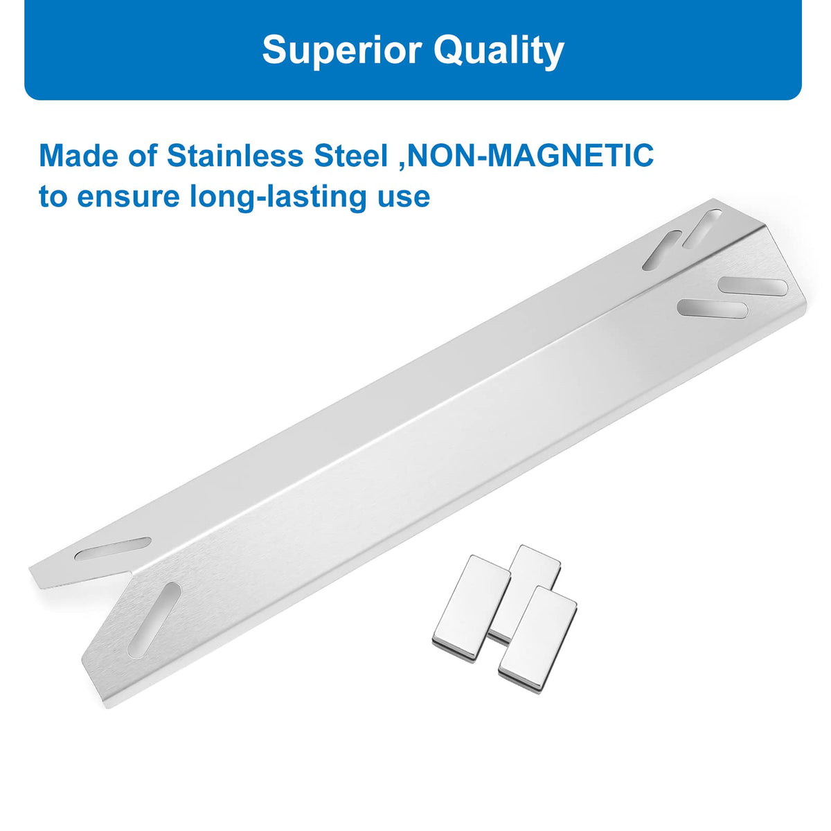Uniflasy heat plates for GAS2556AS grill, durable stainless steel