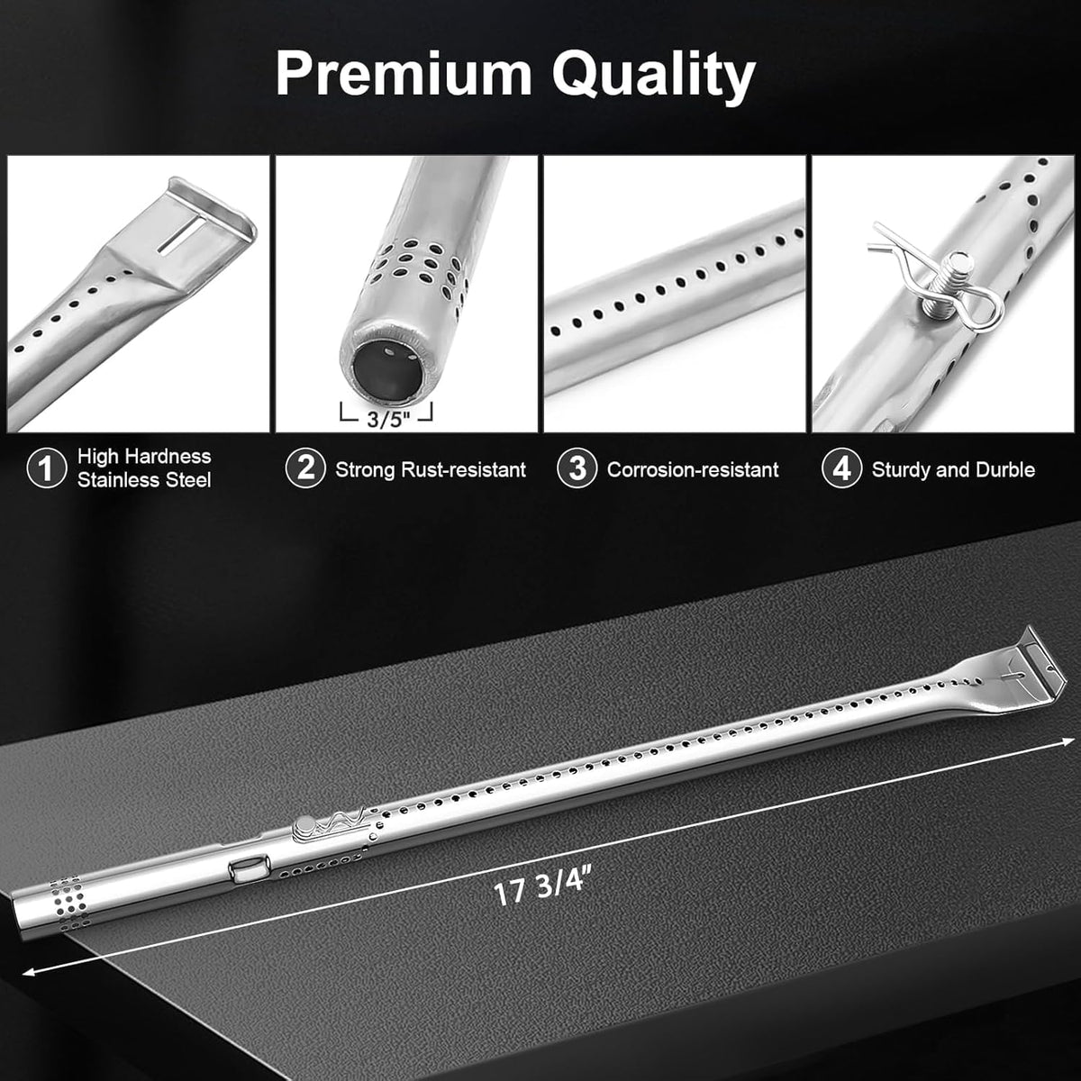Uniflasy igniters start reliably for quick ignition on your Char-Broil grill.