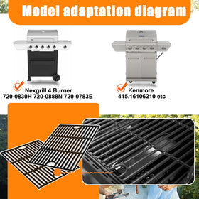 Uniflasy cast iron grates for Nexgrill deliver durable sear marks and lasting performance.