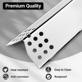 Uniflasy Nexgrill heat plates shield for 720-0882a promote even heat and drippings management