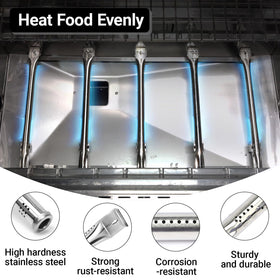 Uniflasy replacement parts kit keeps your 5-burner grill performing like new