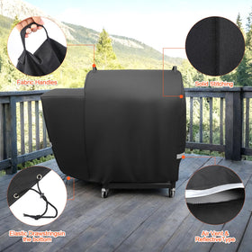 Uniflasy outdoor protection fits Recteq RT-590 and similar grills