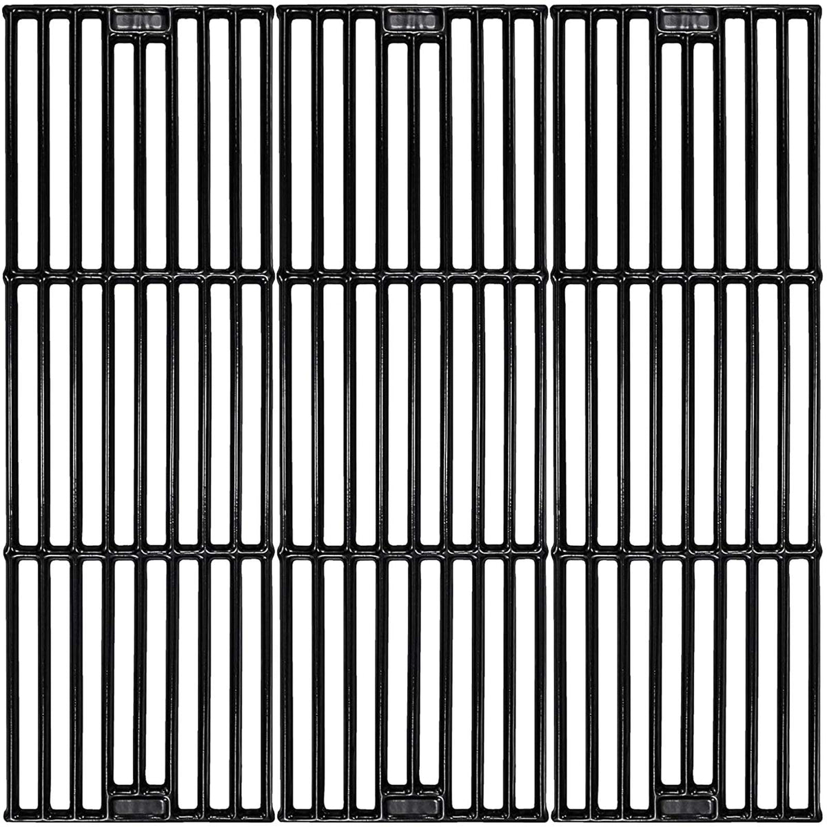 Uniflasy porcelain-coated cast iron grill grate for Chargriller delivers even heat and searing.