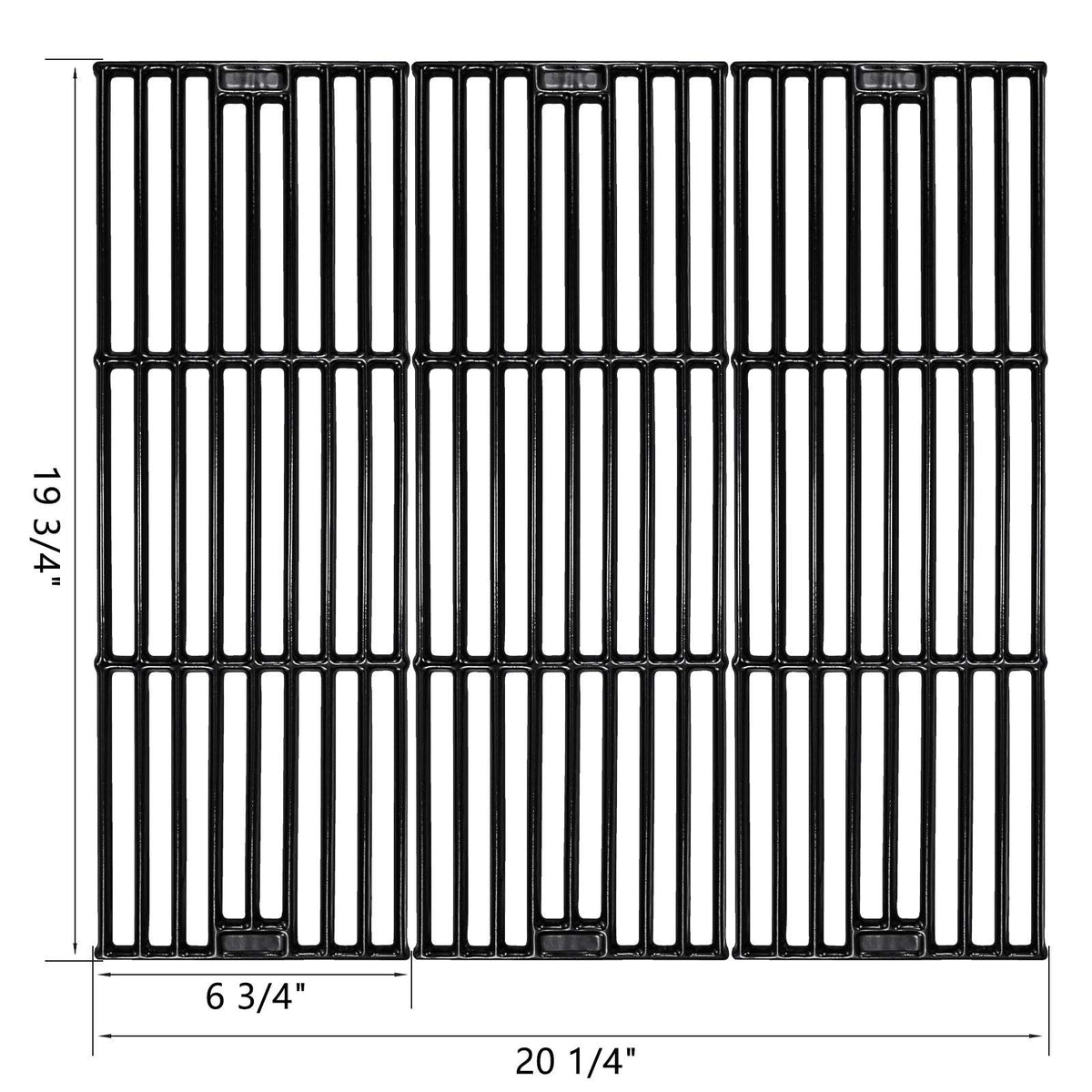 Uniflasy grill grate for King Griller 3008 and 5252 promotes consistent browning.