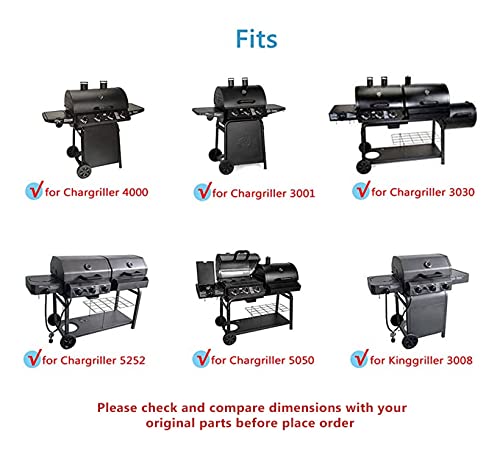 Uniflasy porcelain-enameled cast iron grill grid provides even heat across the surface.