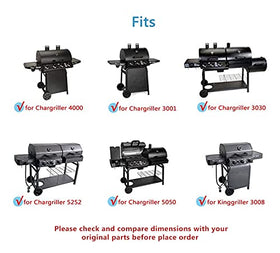 Uniflasy porcelain-enameled cast iron grill grid provides even heat across the surface.