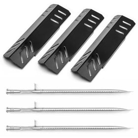 Uniflasy porcelain steel heat plate for even grilling heat distribution