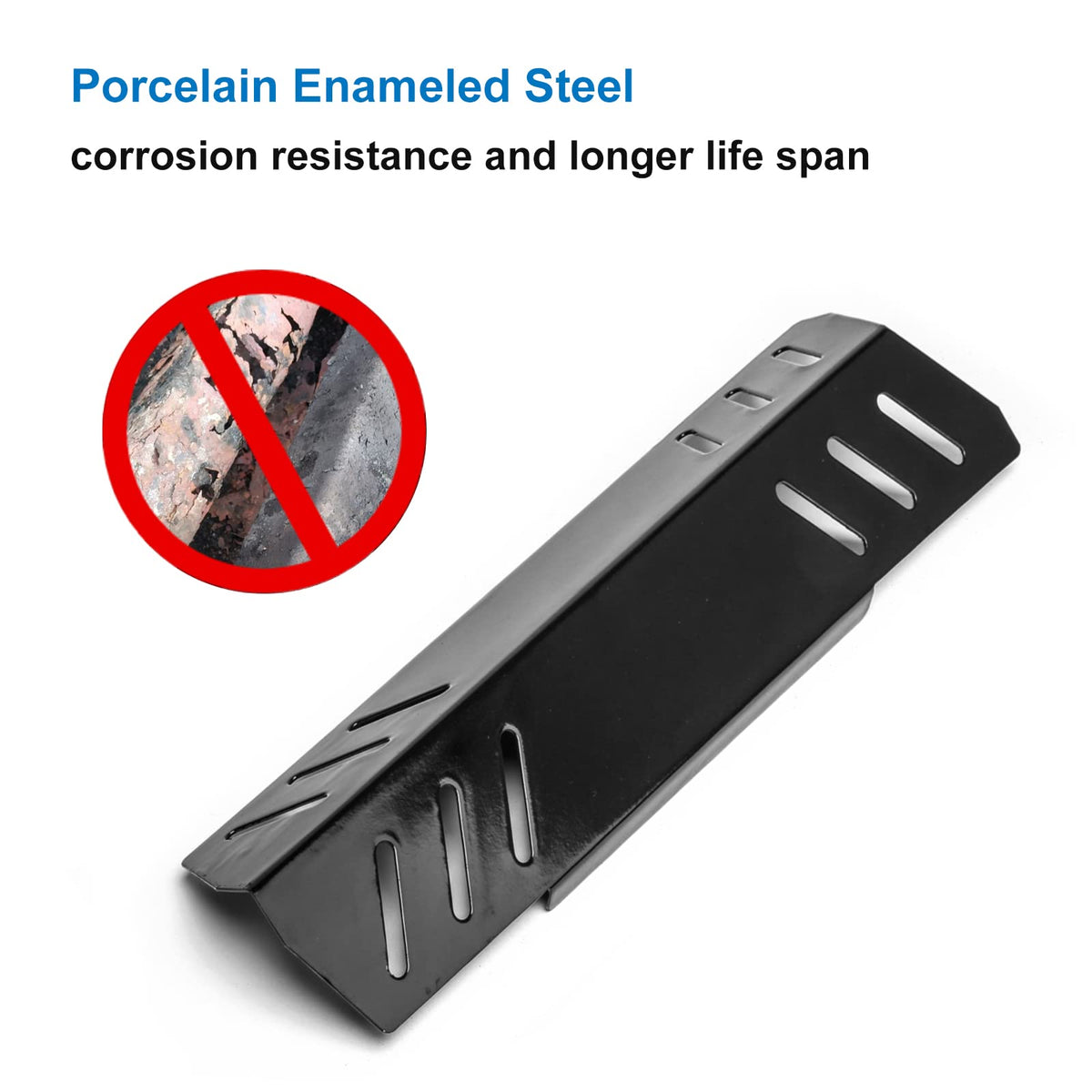 Uniflasy porcelain steel heat plate provides durable performance for grilling