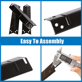 Uniflasy porcelain steel heat plates shield protects burners from drips while even heating