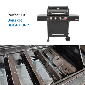 Porcelain steel large heat plate by Uniflasy for Dyna-Glo DGH450CRP.