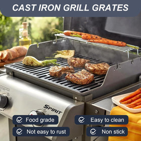 Uniflasy Spirit E210 304 stainless steel burners resist rust and wear