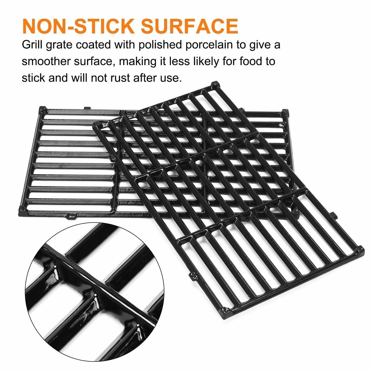 Uniflasy 2-pack for Weber Spirit grates shows value and consistent performance.