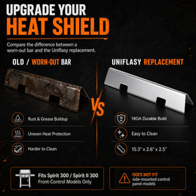 Uniflasy Weber Spirit 300 Series compatibility kit simplifies parts sourcing.