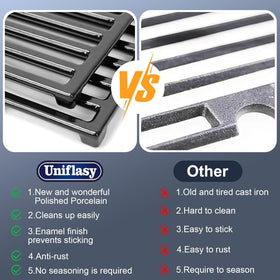Uniflasy Weber Spirit 7636 flavorizer bars distribute heat and protect burners.