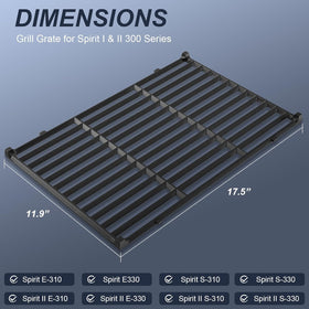 Uniflasy Weber Spirit E310 burner tubes for durable, reliable heat