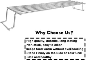 Uniflasy top-rack upgrade for Weber Spirit grills increases warming capacity.