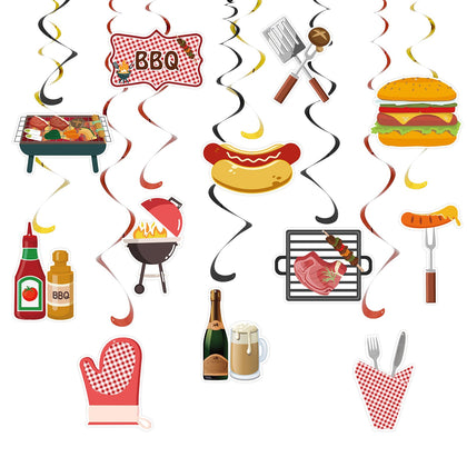 UNIIDECO bbq decor package enhances outdoor parties with colorful, coordinated visuals.