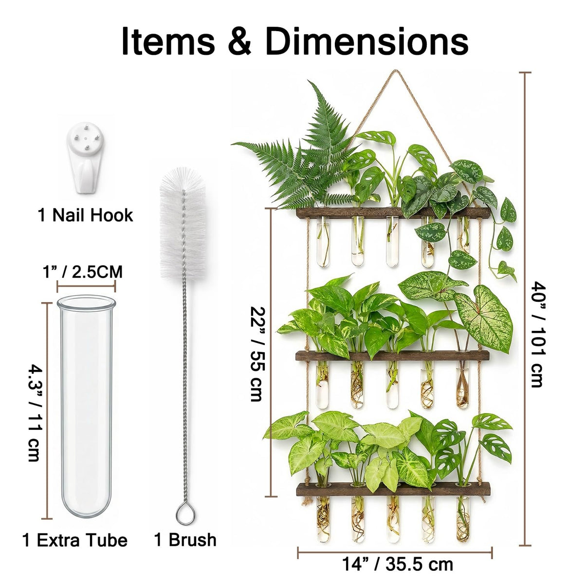 Unijoy gift-ready propagation station for plant lovers.
