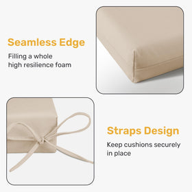 UNIKOME reversible cushion with dual faces for versatile outdoor styling