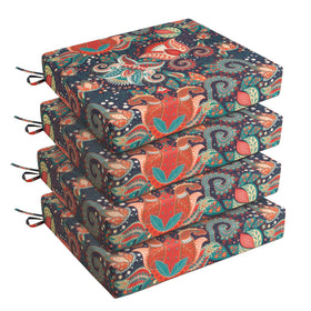 UNIKOME outdoor chair cushions pack-4 water-resistant for all-weather patio seating.