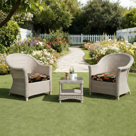 UNIKOME pack of four cushions ready to outfit a full outdoor set