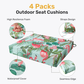 UNIKOME water-resistant cushions keep outdoor seating dry and easy to wipe.