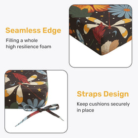 UNIKOME water-resistant fabric cushions protect against splashes and spills outdoors